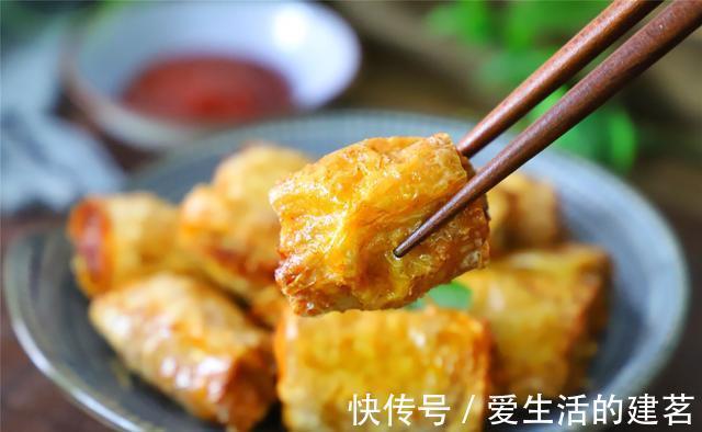 肉馅|一张豆皮一块肉,教你做特色美食,喷香酥脆,上桌就光盘