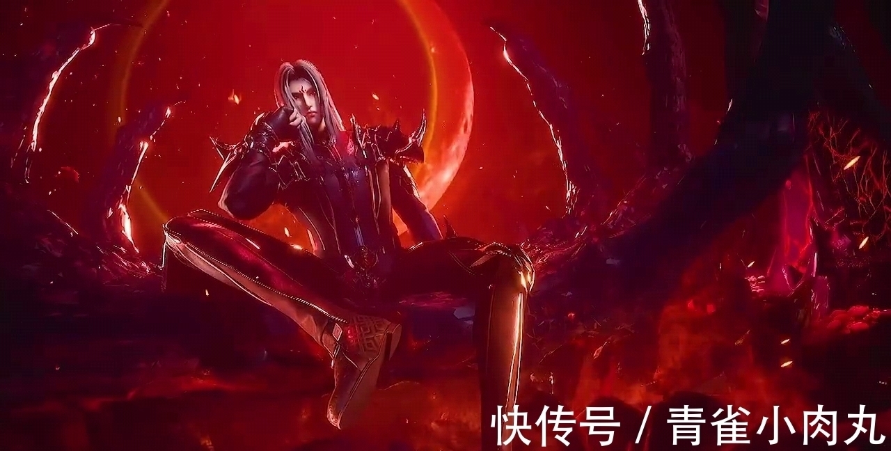 海神|斗罗大陆:唐三修罗神形象不仅帅还很霸气,神考就是为他量身定制