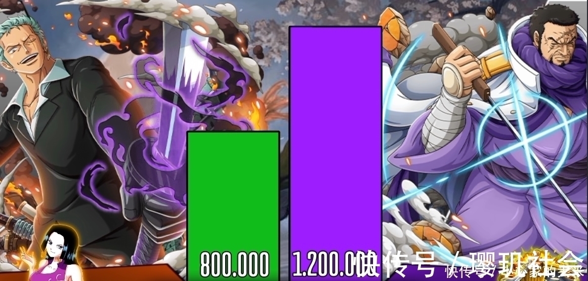 巴基|索隆与25位对手战力对比图!第一剑豪进击之路,是用刀砍出来的