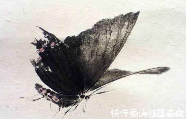 百花卷@把齐白石的草虫放大,这不是照片,这是白石老人的工笔草虫!