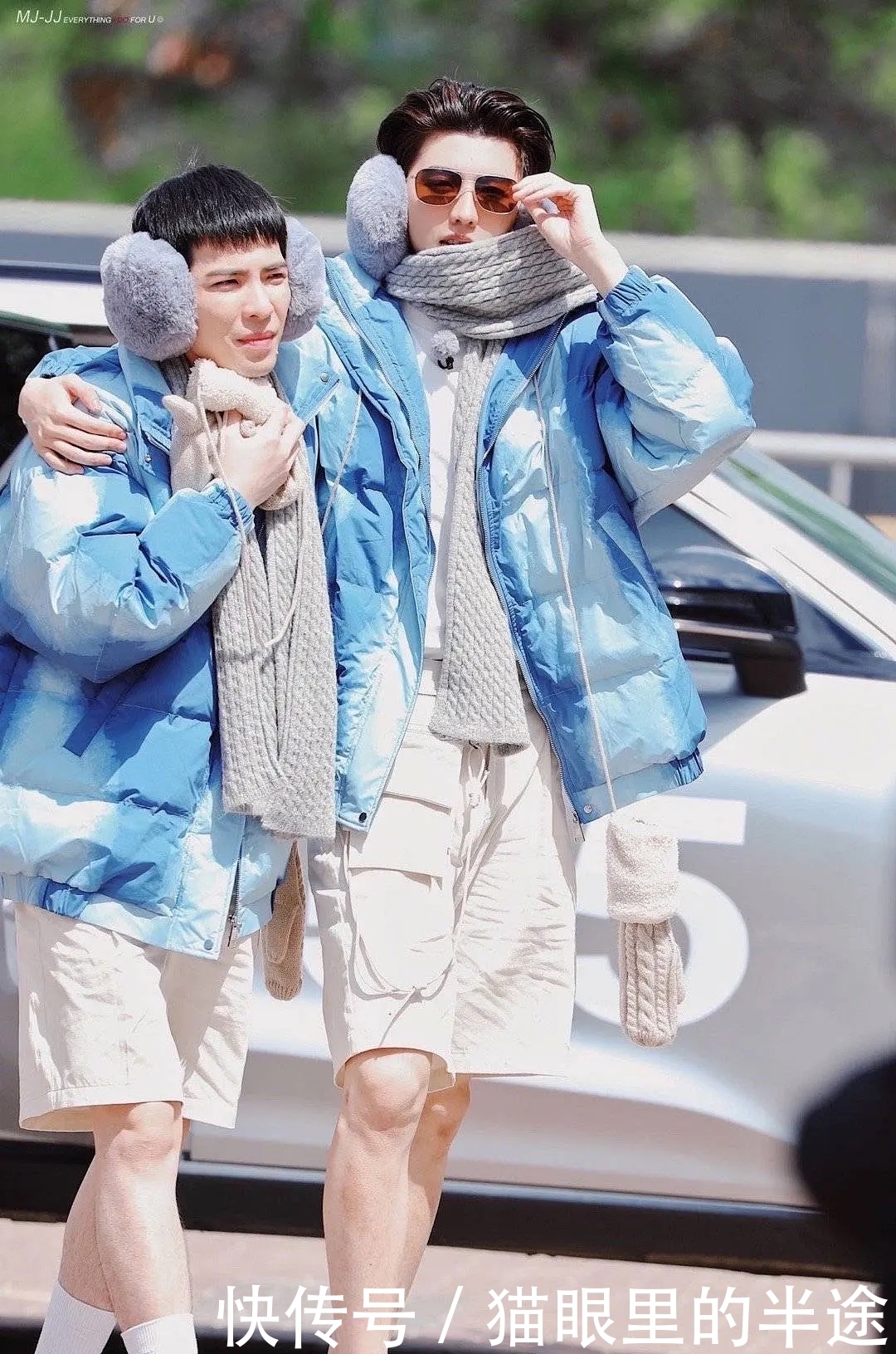 超级星光大道 萧敬腾空降三亚录跑男,大晴天突然开始下急雨?真的是雨神啊!