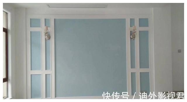 装饰|大理石电视墙又贵又俗气，选这种材料做个简单造型，好看还省钱