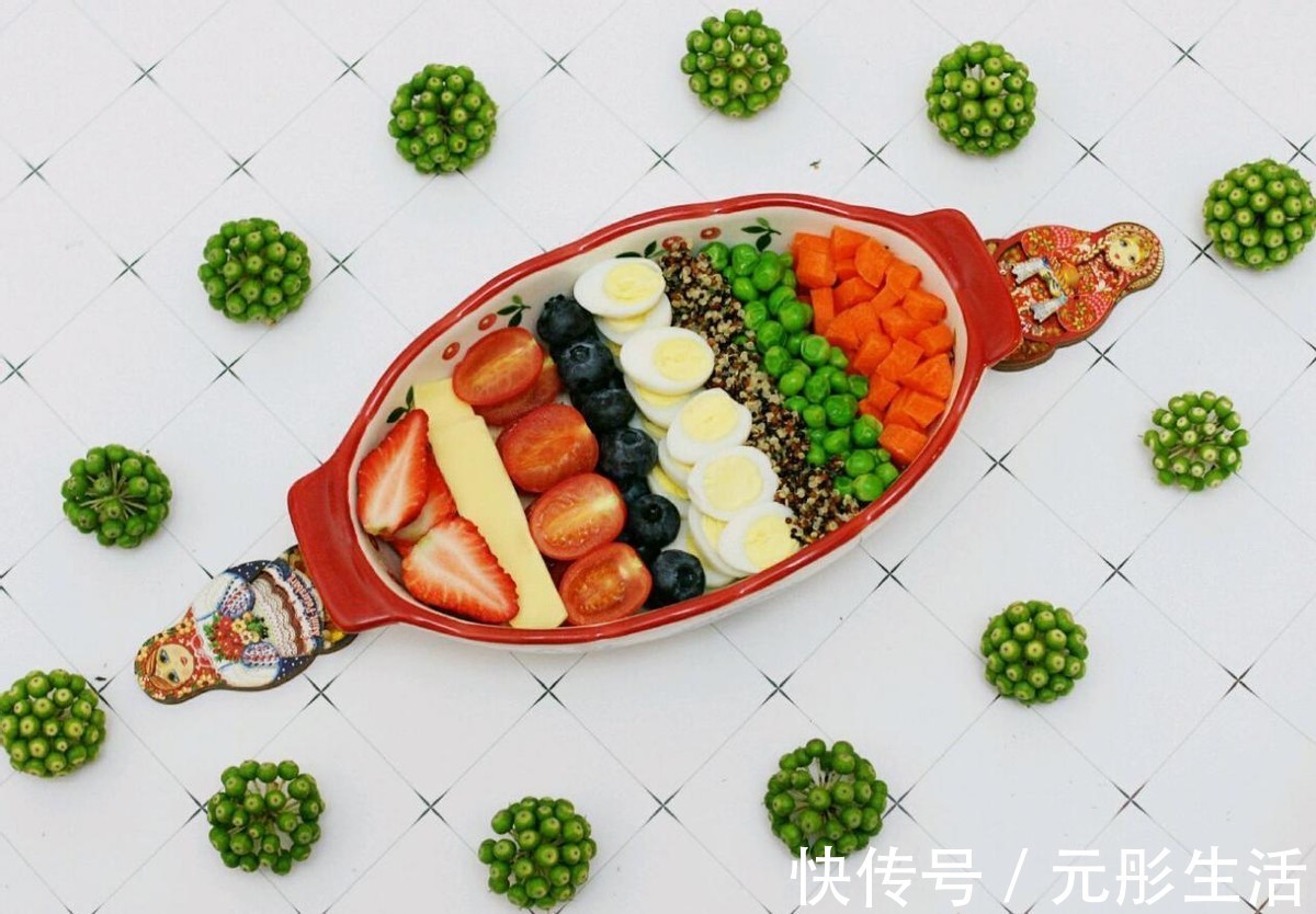 绿豌豆|省时省力,做法简单的果蔬排,用藜麦当主食,味道独特又营养