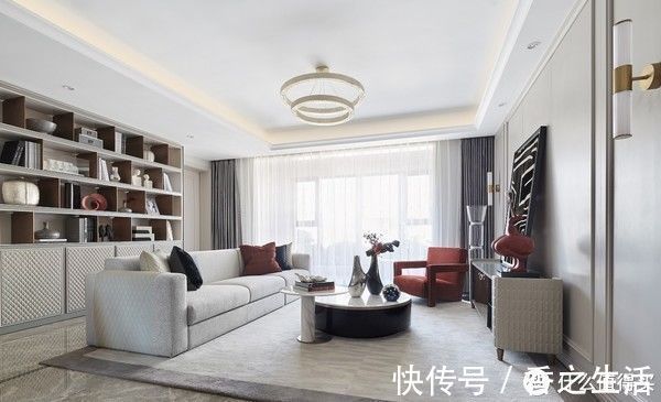 轻奢|参观了他的115㎡新家，才明白什么是轻奢感，一家人住着真舒服！
