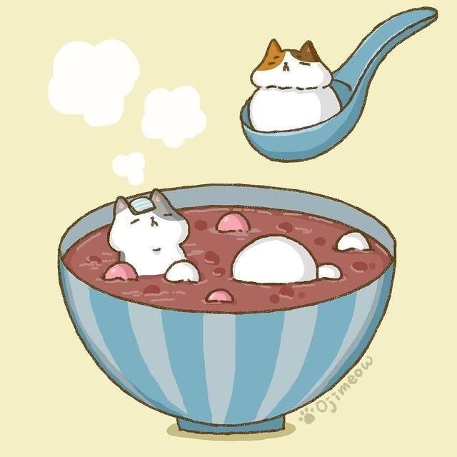  抵挡|插画家脑洞大开，绘制喵星人＋美食，谁能抵挡得住这种诱惑？