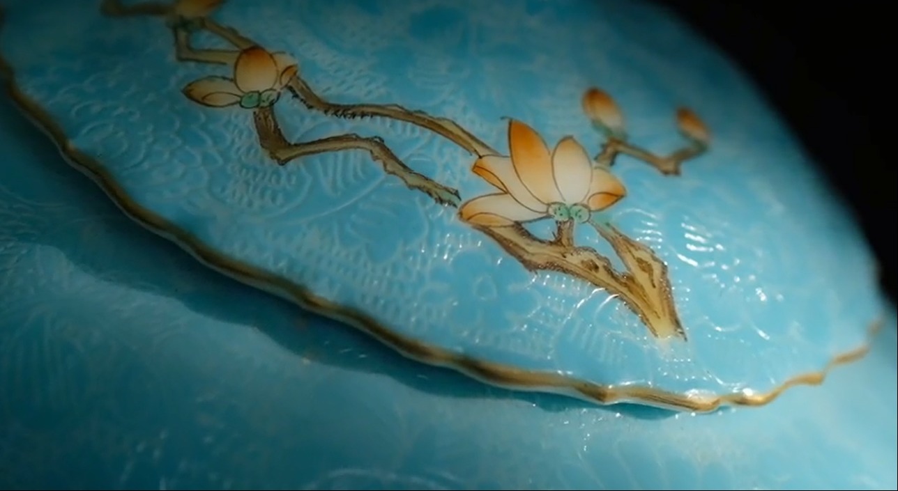 扒花@清代宫廷的一种特殊陶瓷工艺,扒花