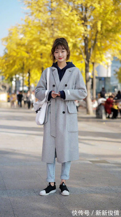 长裤 今年火了一种穿搭,叫:大衣+长裤,时髦显高,小个子都爱不释手