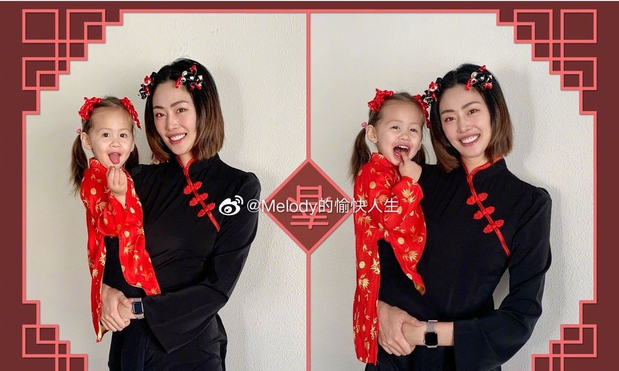 异国他乡|女排名将携家人拜年!混血女儿像极了美国老公,年夜饭吃中国菜