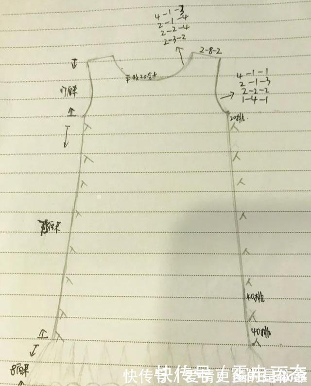 蕾丝|2款棒针编织和钩针编织的连衣裙,太惊艳了,附图解教程