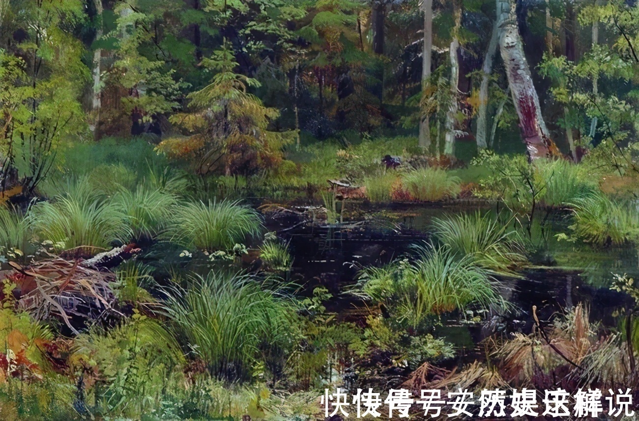 那个时代$俄罗斯杰出风景画家希施金的作品,诗一般的境界!