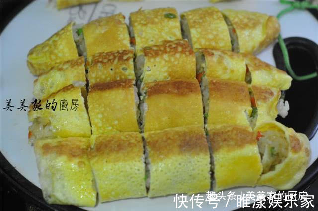 青豆|早餐不必太复杂,儿子最爱这,蒸一蒸卷一卷,比馒头省事比烧卖香