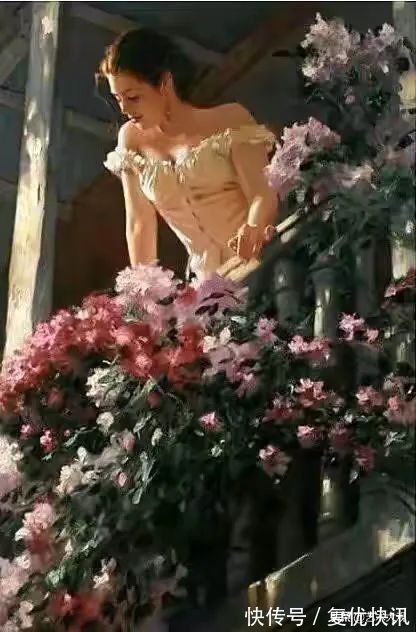 绘画@西式风格淑女绘画——当代画家Richard S. Johnson人物油画欣赏