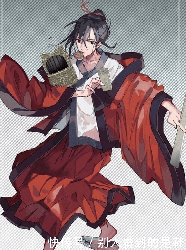 侯马盟书|画师将古物拟人化,七弦琴和千里江山图,全员变成二次元美男