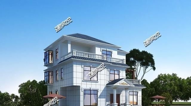 农村|占地120平的欧式别墅, 造型大气辉煌, 盖在农村没人敢说你土!