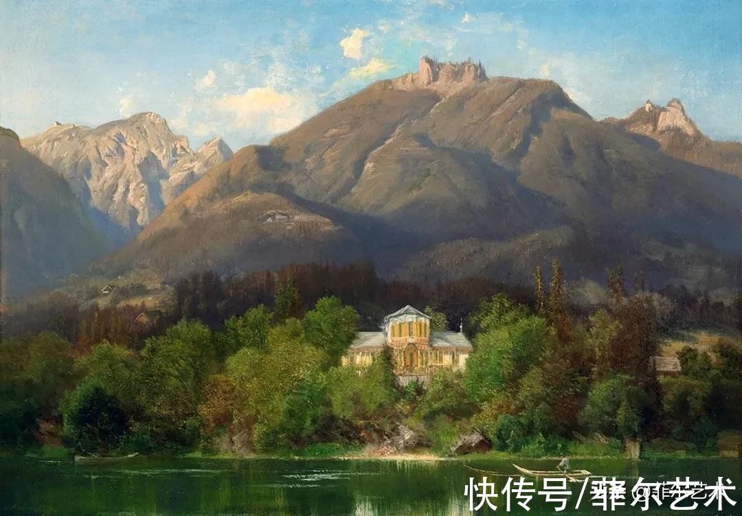 艺术家$高山风景~奥地利艺术家安东·希弗风景油画(高清)作品欣赏