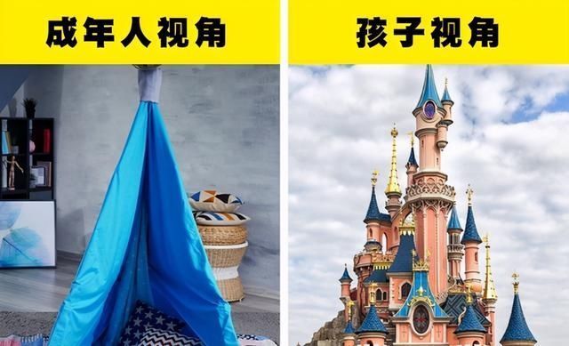 成年人|成人视角VS孩子视角,6张对比图暴露出巨大差异,家长直言太真实