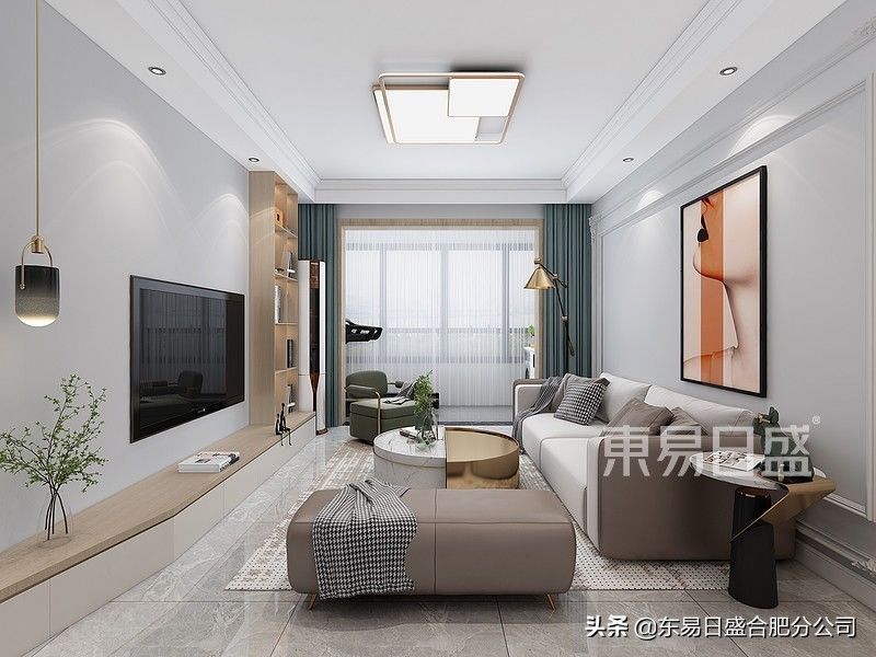 客厅|小户型怎样装修更有高级感?带你欣赏经典80平案例