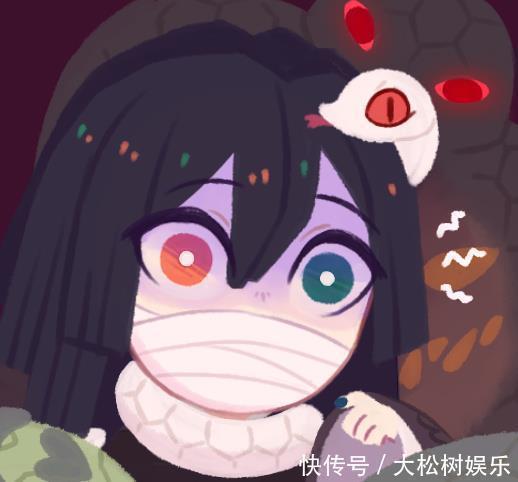 富冈义勇|“鬼化”《鬼灭之刃》鬼杀队,炭治郎变狼人,蜜璃变狐妖
