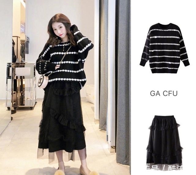 外套|今年下半身流行这么穿,显高显瘦显温柔,不要再跟时尚擦肩而过啦