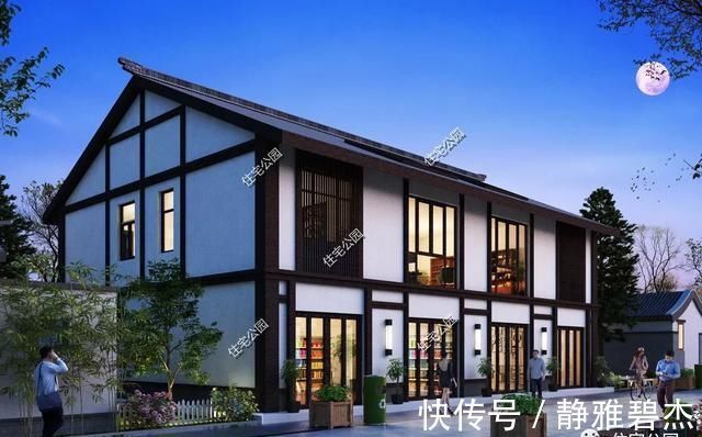 露台|农村建房位置好, 建个带商铺的户型把钱赚, 10套户型分享