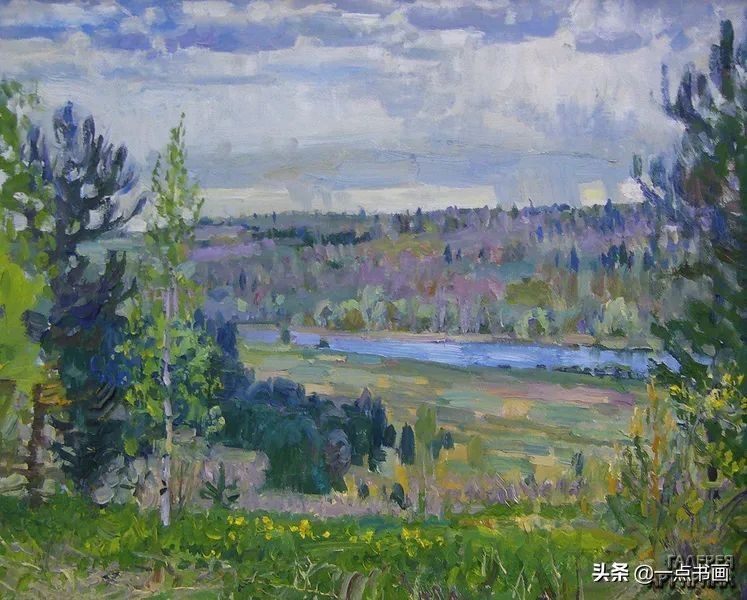 美术学院#阿巴库莫夫：被誉为俄罗斯的金笔，其画笔下都是净化的世界