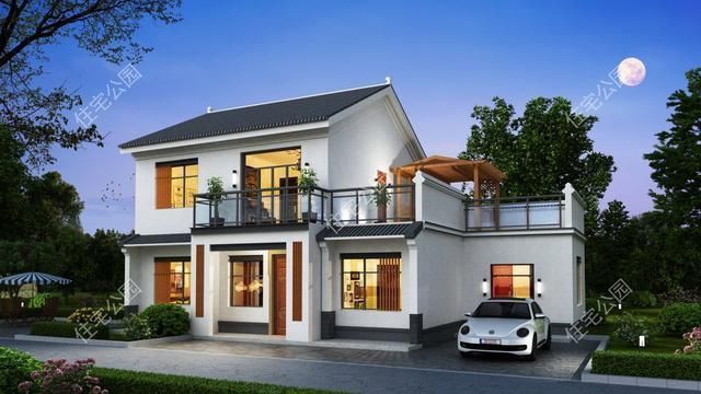 户型图|10套占地150平米的农村别墅户型,20万的造价就能建一栋