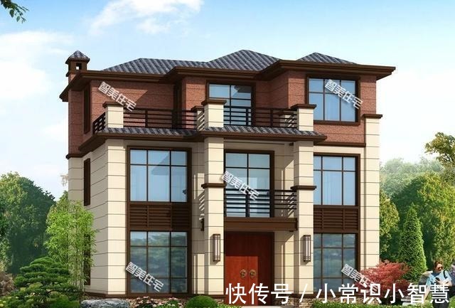 新中式|尺寸相近，简欧和新中式风格设计的两栋别墅，都非常时尚！