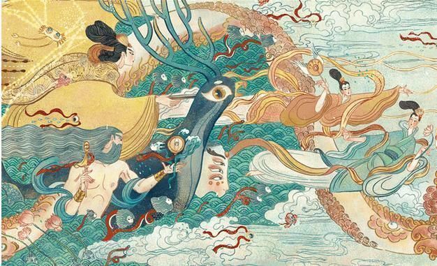 插画师@92年中国最美插画师,闭关一年画洛神,一笑倾城