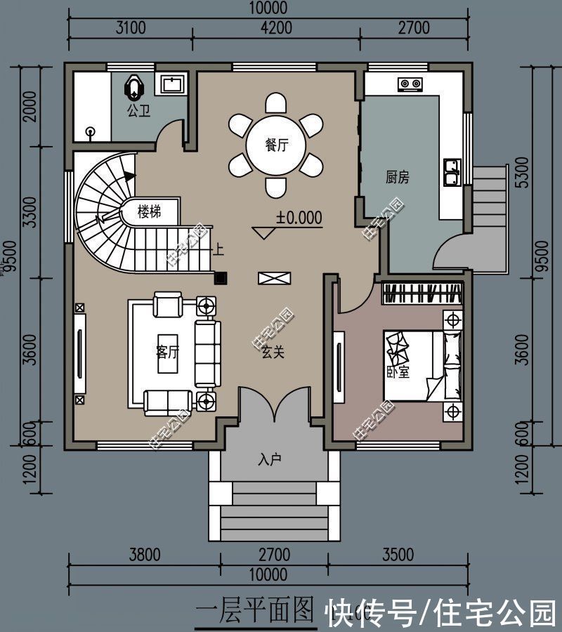 图纸|10套小户型农村别墅图纸,第6第7套建的人最多,最后一套颜值最高