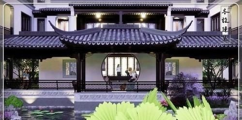 地下室|不用再找了,这绝对是最顶级的新中式四合院,庭院深深,杨柳堆烟