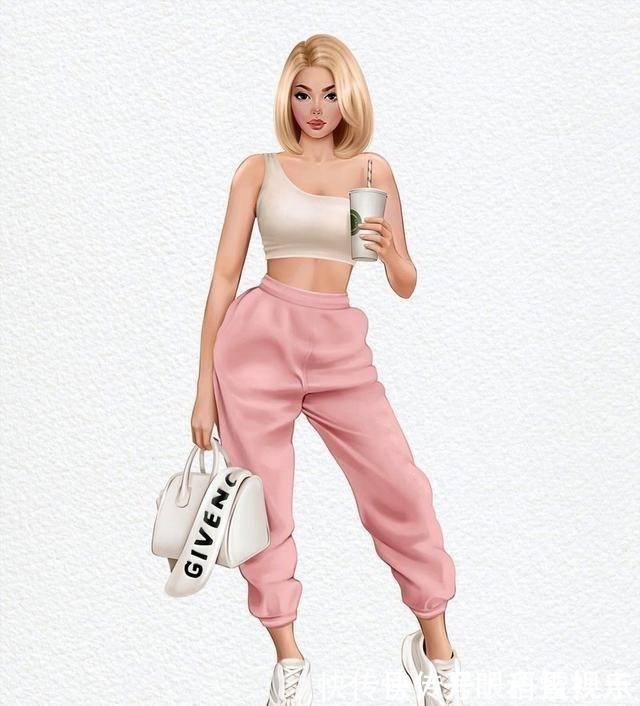 维多利亚#时光收集者的时装板绘，画出来的时尚风格录！