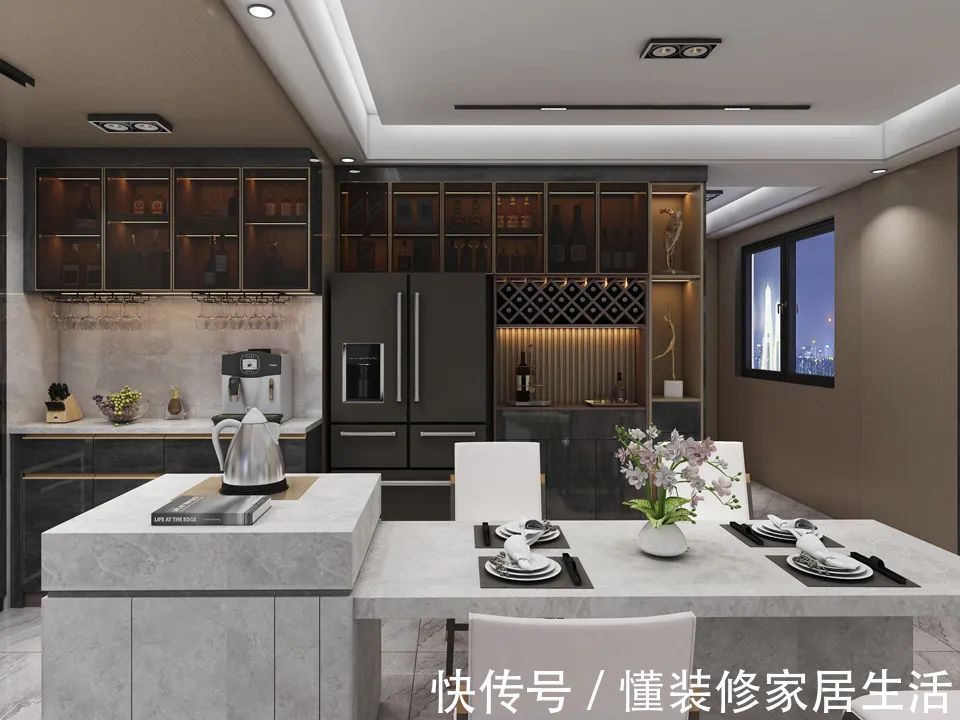 新色|轻奢与极简的完美融合，这套4房两厅将引领2021潮流