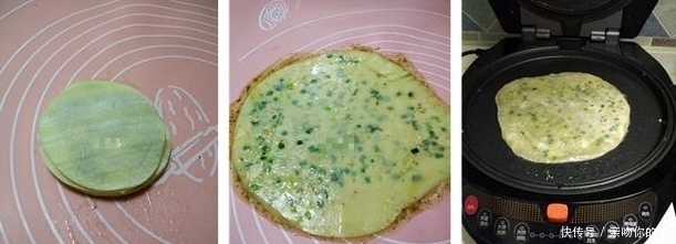 不用|葱油饼这样做不用和面,简单快手,5分钟就能做好一家人的早餐