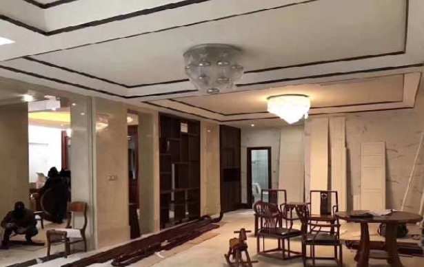吊顶|这套别墅用时半年才结束硬装, 吊顶装修很迷人!