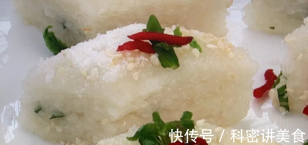凉糕|美食淄博:香甜软糯,清爽可口,凉糕自己在家做