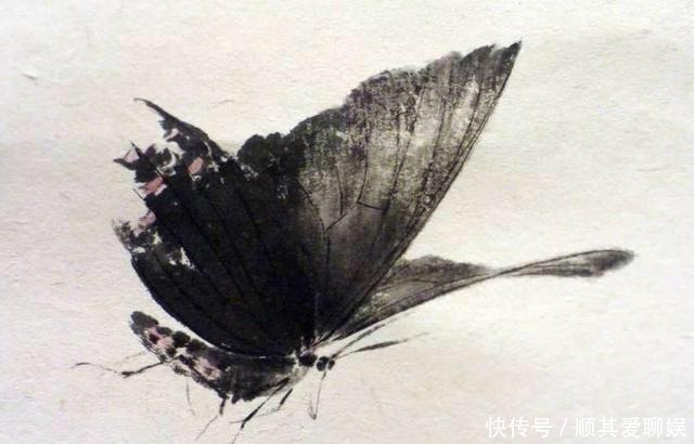把齐白石的草虫放大,这不是照片,这是白石老人的工笔草虫!