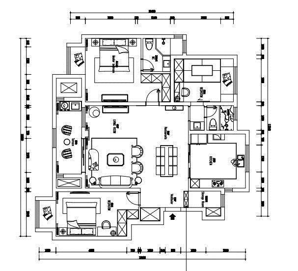 设计|128平米的房子装修多少钱现代风格四居室设计说明