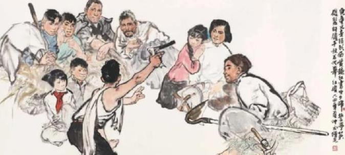 少数民族!20世纪百花齐放,新浙派人物画也展现出了新思想与新题材