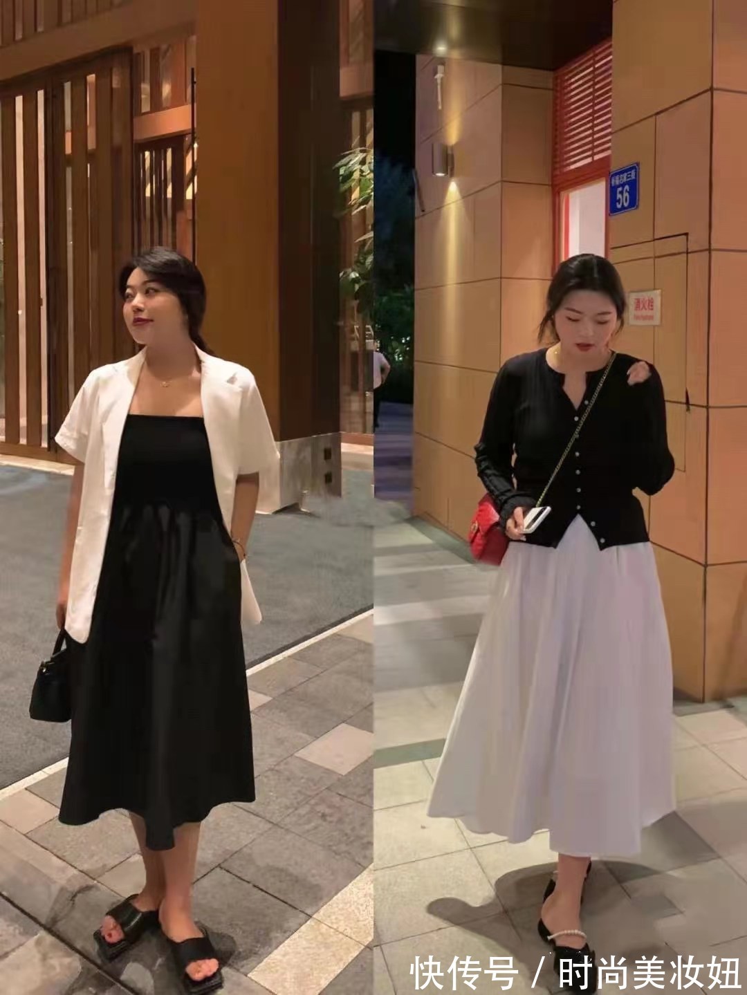 身材|时尚与身材无关,1米65体重135斤穿出洋气范,没小蛮腰照样美