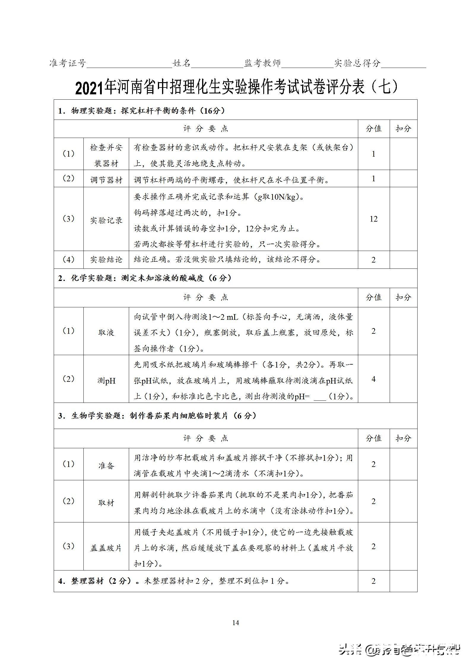 「2021理化生考试」不可不知的考试技巧，掌握住满分非常简单