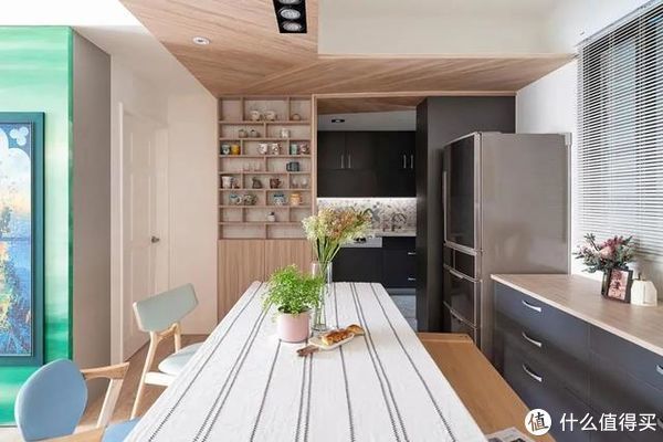 公寓|仅有70㎡的家,被改造成3室2卫2厅,入户清新舒适风,很有烟火气