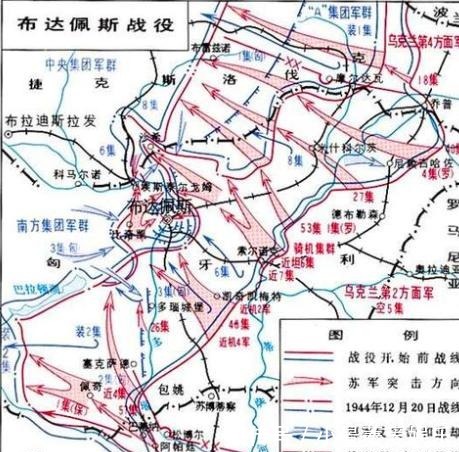 苏军|1945年血腥的“布达佩斯围城战”，50万苏军围攻城市50天