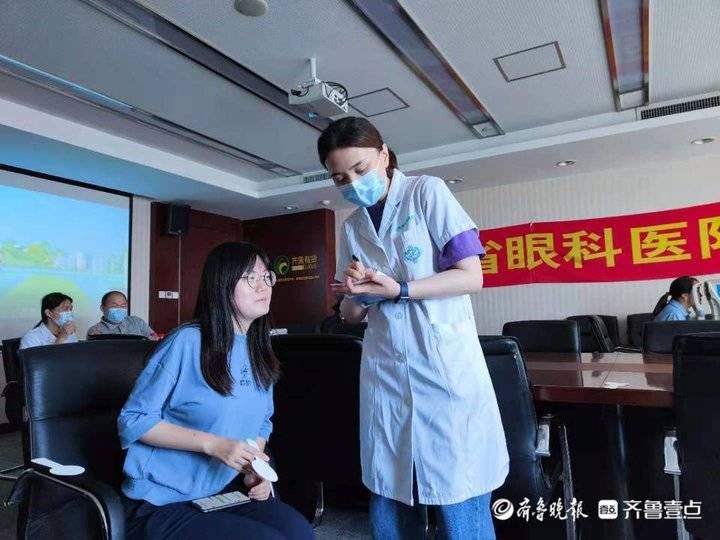 办公室|关爱眼健康！山东省眼科医院义诊团队走进大众传媒大厦