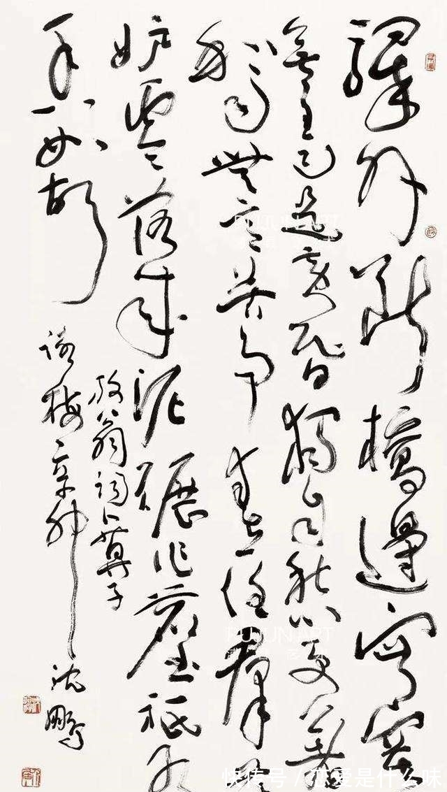 临帖&沈鹏创作巨幅春联,高度长达5米之巨,网友:不临帖等于耍流氓