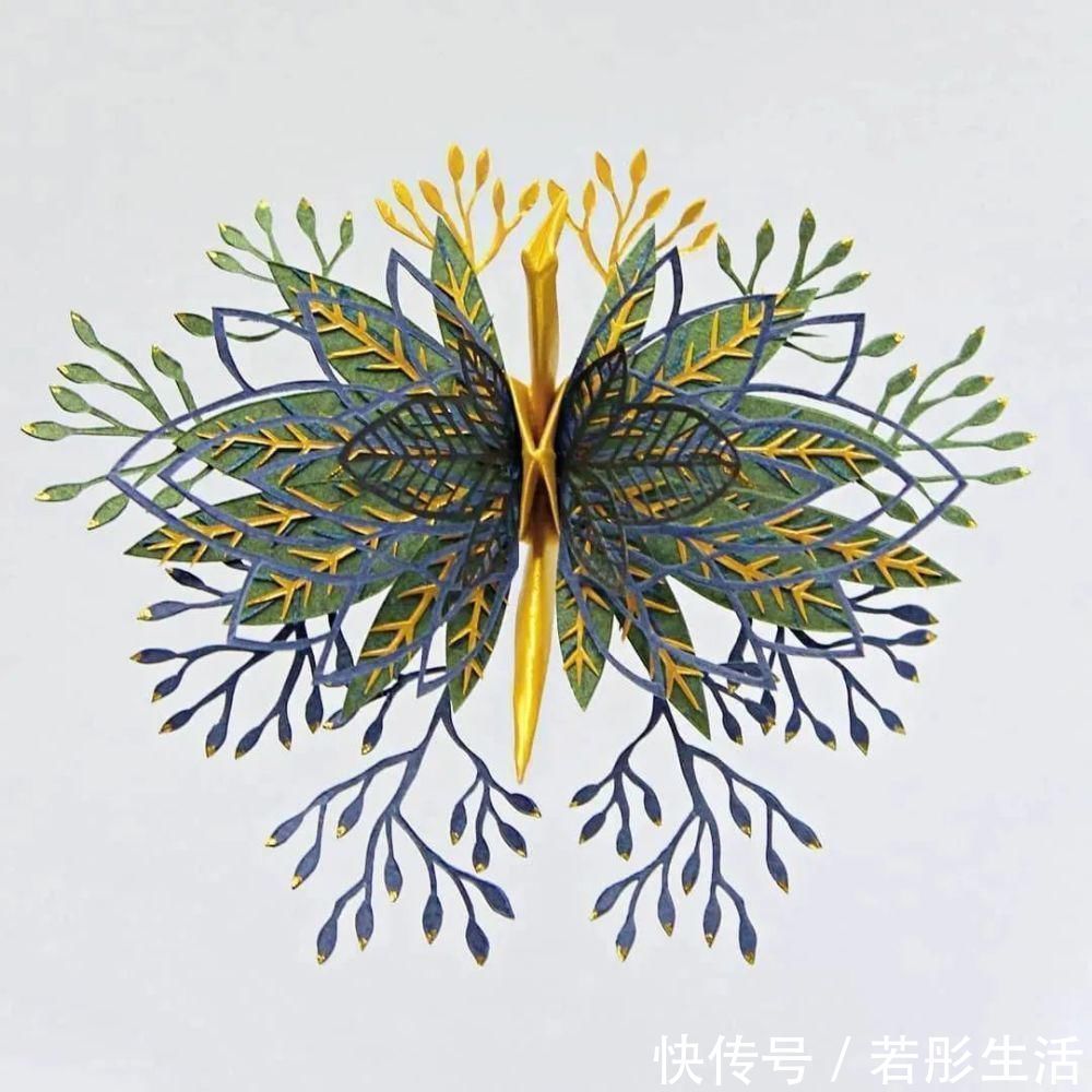 翅膀$抑郁小哥把一只2毛钱的千纸鹤折成了我买不起的样子,不但病好了还年入百万
