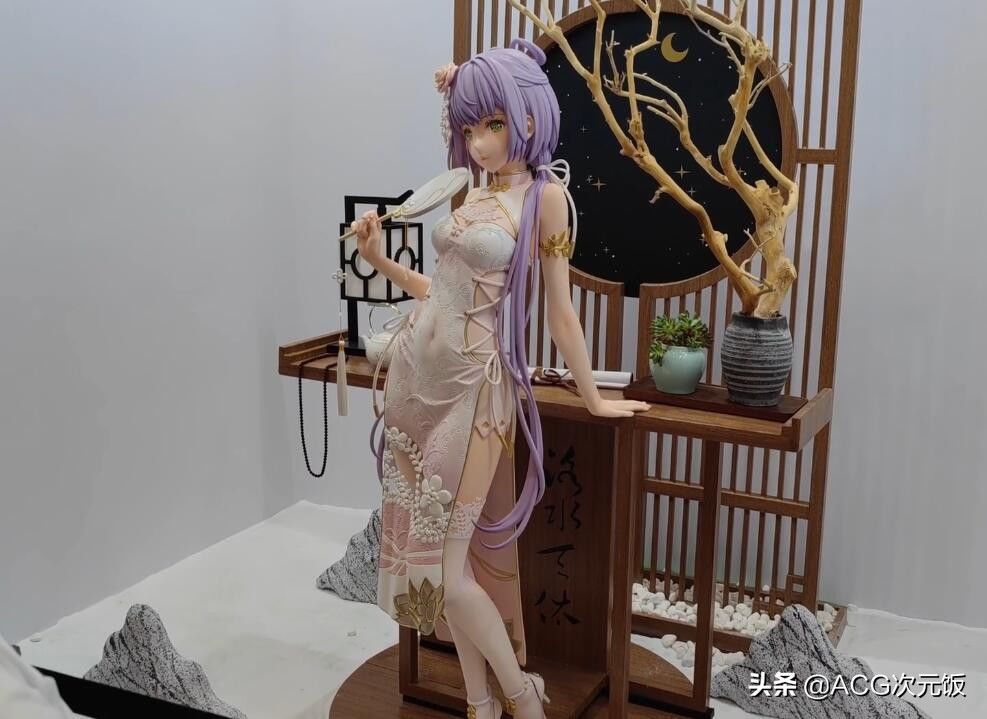 旗袍|2021WF展出多个等身手办，洛天依国风旗袍，剑网三的是神仙姐姐？