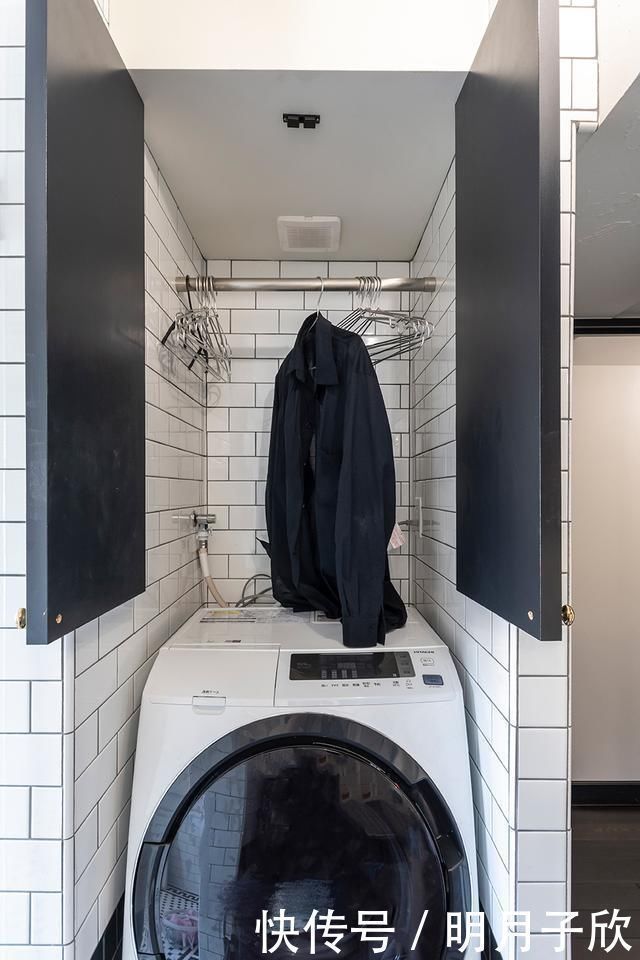 挂杆|日本夫妻72㎡家,隔断不砌墙,收纳不打柜子,宽敞亮堂井井有条