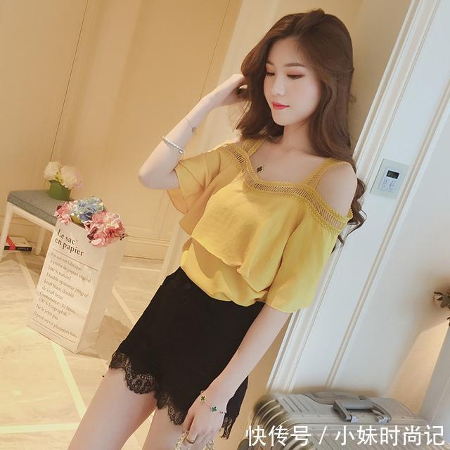 性感|炎炎夏日,浪漫又清凉当然首选雪纺衫了