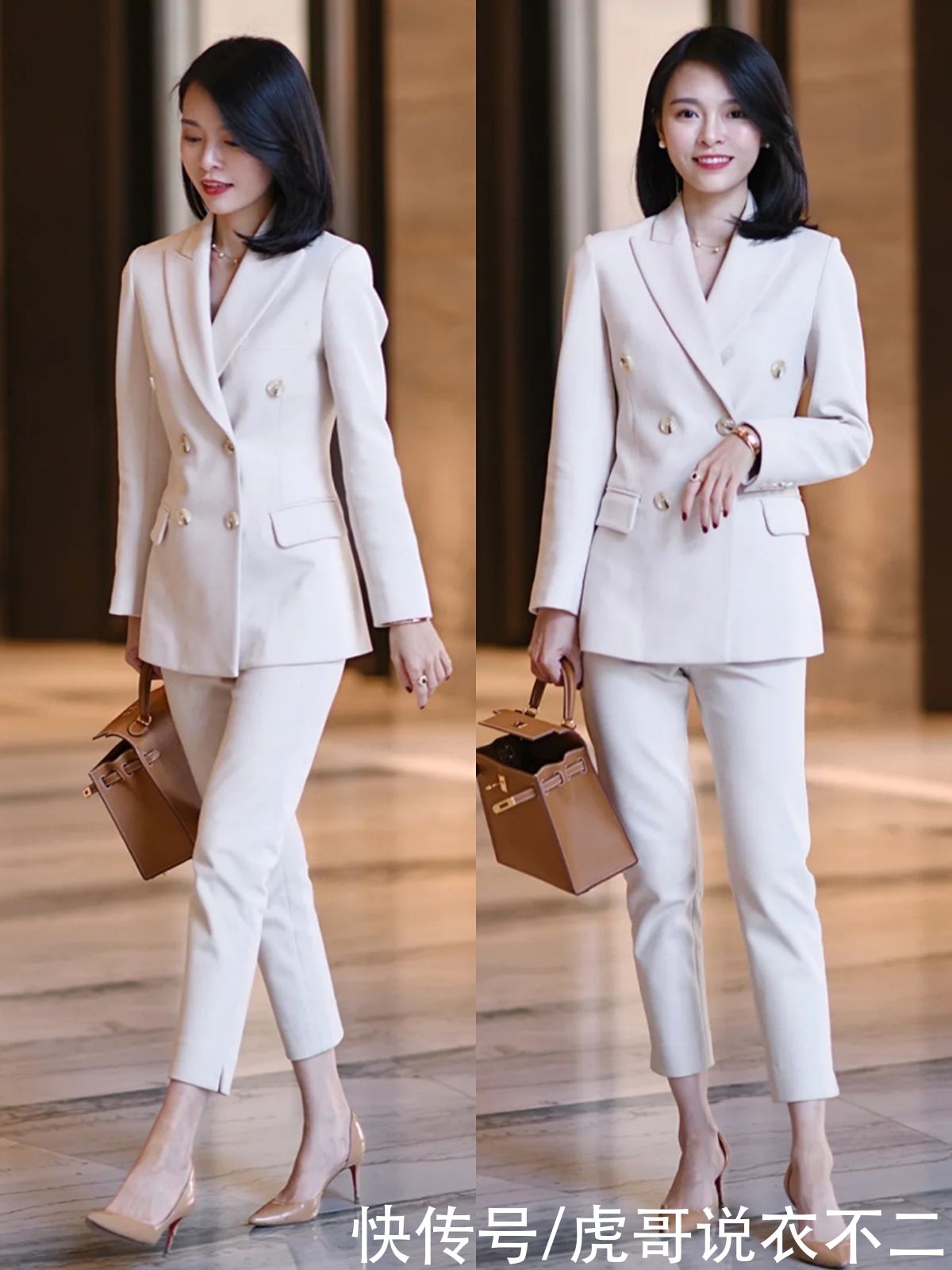 春夏大火的“开衩裤”，时尚实用又显腿细，这些搭法你一定用得上