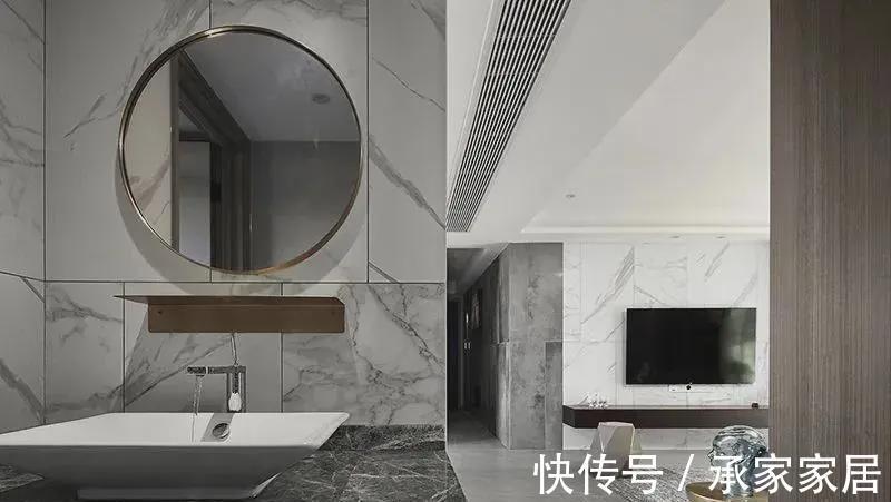洗手台|3㎡卫生间,实现沐浴洗漱自由?绝不只悬浮淋浴房一招